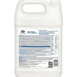 Clorox Healthcare Spore Defense Cleaner Disinfectant, Closed System Refill Bottle, 128 Fl Oz, 4/Pack (32122)