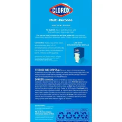 Clorox Multi-Purpose Cleaning Spray System Starter Kit, 1 Spray Bottle and 1 Refill, Crisp Lemon, 1.13 fl. oz. (60160)