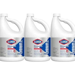 Clorox Turbo Pro All-Purpose Cleaners & Spray Disinfectant, Unscented, 121 oz., 3/Carton (60091CT)