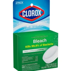 Clorox Ultra Clean Toilet Tablets Bleach, 3.5 oz., 2/Pack, 6 Packs/Carton (30024CT)
