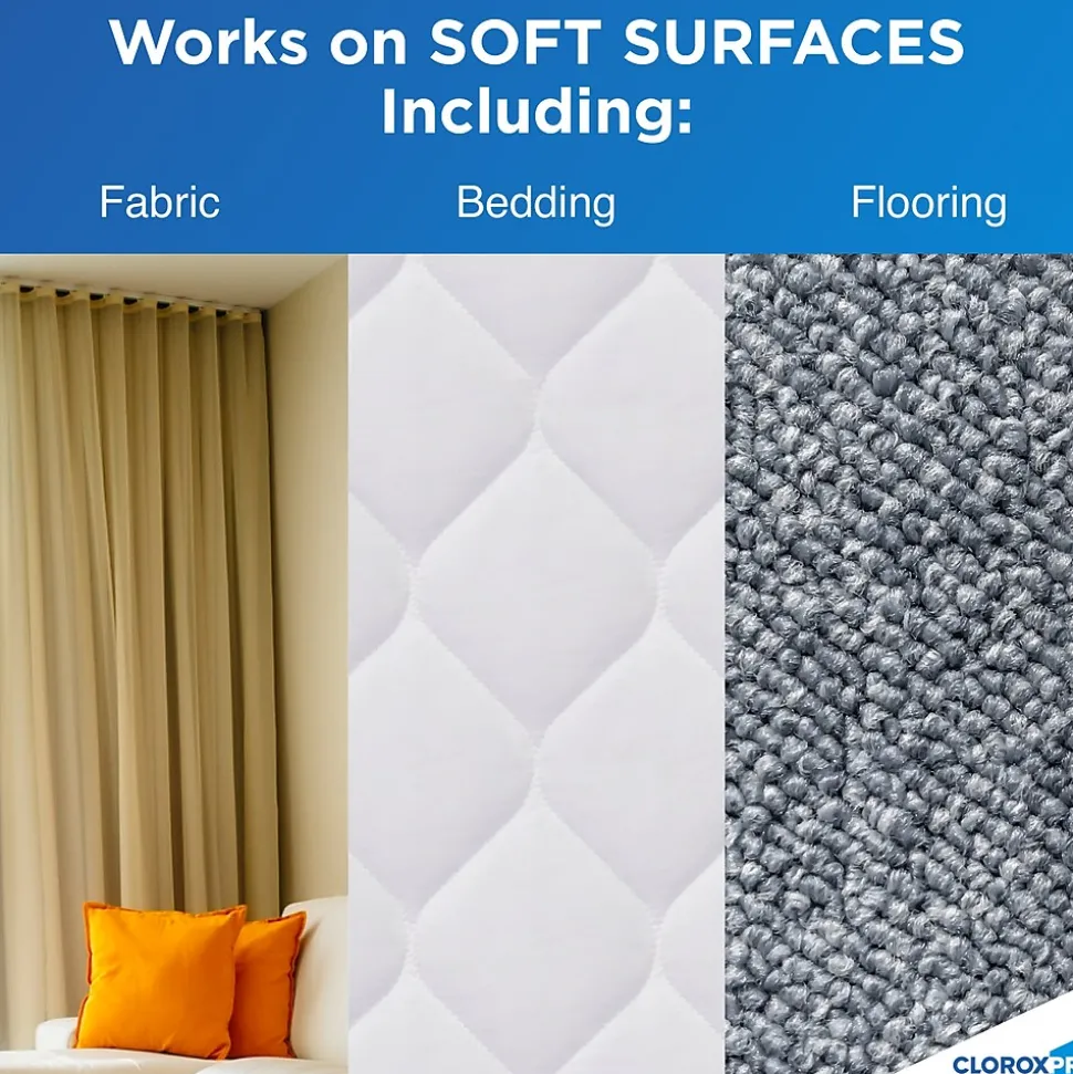 CloroxPro 4 in One Disinfectant & Sanitizer, Citrus Scent, 14 oz., 12/Carton (31043)