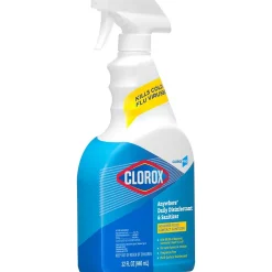 CloroxPro Anywhere Daily Disinfectant and Sanitizer, 32 fl. oz., 12/Carton (CLO01698CT)