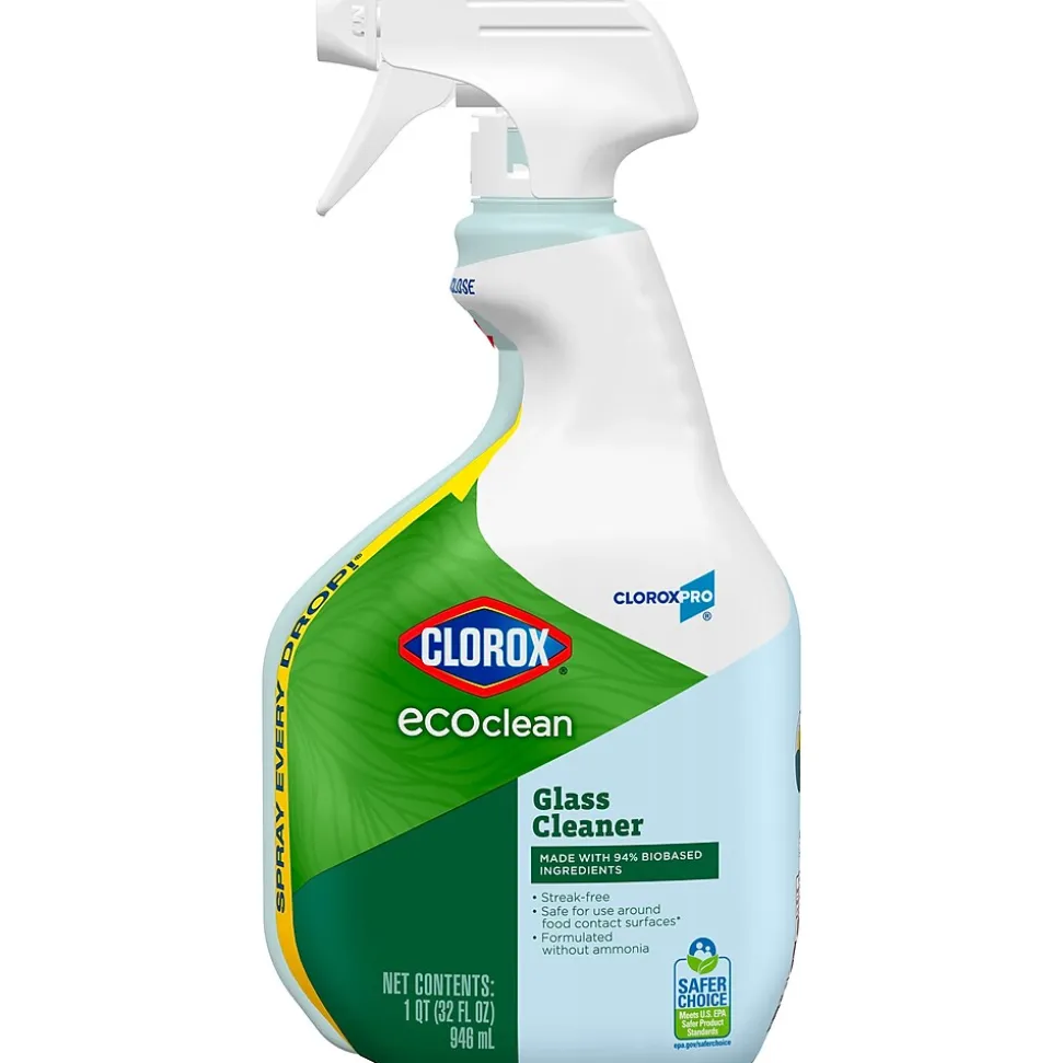 CloroxPro Clorox EcoClean Glass Cleaner, 32 Oz. (60277)