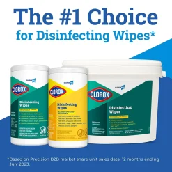 CloroxPro Disinfecting Wipes, Fresh Scent, 75 Wipes/Container, 6/Carton (CLO15949CT)