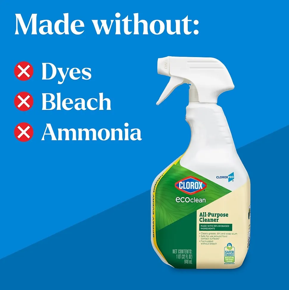 CloroxPro EcoClean All-Purpose Cleaner Spray Bottle, 32 fl. oz. (60276)