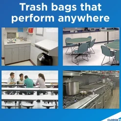 CloroxPro Glad ForceFlex 13 Gallon Tall Kitchen Trash Bag, 23.75