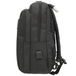 Club Rochelier Laptop Compatible Backpack, Large, Black (CRBP125-08)
