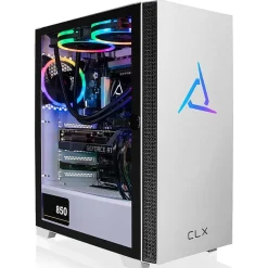 CLX SET TGMSETRTU2C02WM Gaming Desktop Computer, Intel Core i7-13700KF, 32GB Memory, 1TB SSD, 4TB HDD
