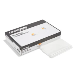 Coastwide Professional™ 50-56 Gallon Trash Bag, 43" x 47", Low Density, 1.1 mil, Clear, 100 Bags/Box (CW57393)