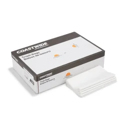 Coastwide Professional™ 40-45 Gallon Trash Bag, 40" x 46", Low Density, 2 mil, Clear, 100 Bags/Box (CW57394)