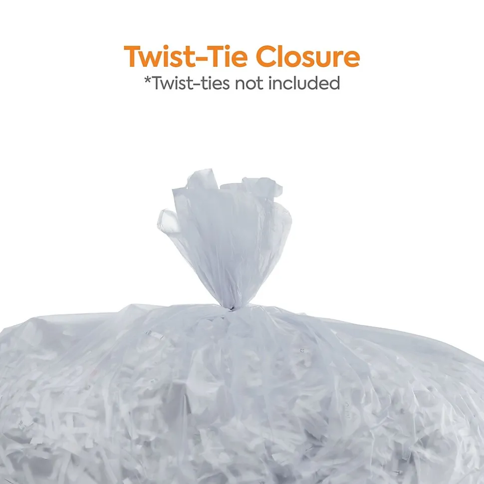 Coastwide Professional™ 40-45 Gallon Trash Bag with 30% PCR, 40" x 46", Low Density, 0.8 mil, Clear, 150 Bags/Box (CW62415)