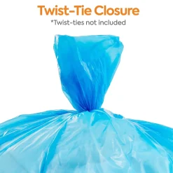 Coastwide Professional™ 20-30 Gallon Biohazard Bag,LowDensity, 1.3 mil, Blue, 200 Bags/Box (CW50711)