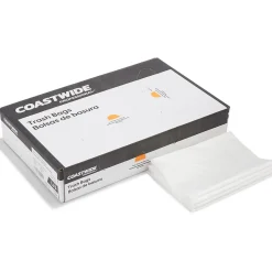 Coastwide Professional™ 55-60 Gallon Trash Bag, 38" x 58", Low Density, 1 mil, Clear, 100 Bags/Box (CW17968)