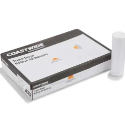 Coastwide Professionalâ„¢ 30-33 Gallon Trash Bag, 33" x 40", High Density, 12 mic, Natural, 250 Bags/Box (CW18199)