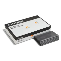 Coastwide Professionalâ„¢ 40-45 Gallon Trash Bag, 39" x 47", Low Density, 1.7 mil, Silver, 50 Bags/Box (CW18189)