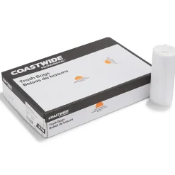 Coastwide Professionalâ„¢ 30-33 Gallon Trash Bag, 33" x 40", High Density, 16 mic, Natural, 250 Bags/Box (CW18200)