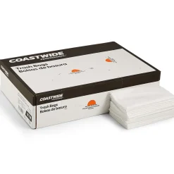 Coastwide Professional™ 20-30 Gallon Trash Bag, 30" x 36", Low Density, 0.9 mil, White, 200 Bags/Box (CW50710)