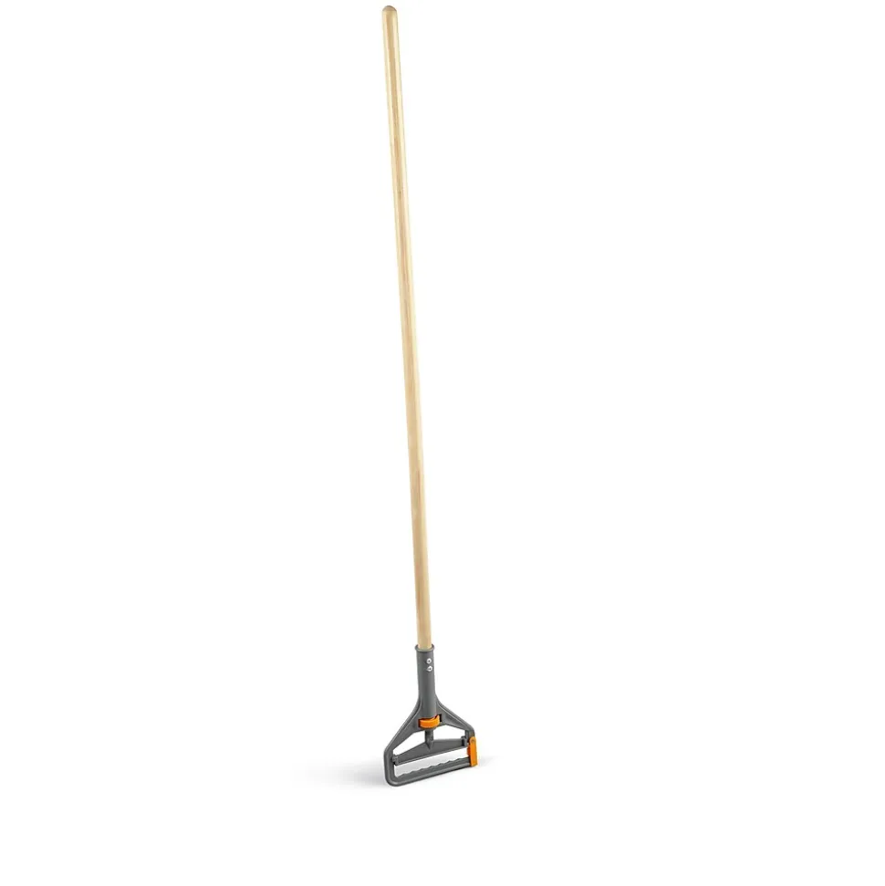 Coastwide Professional™ 60" Side Gate Wood Wet Mop Handle, Plastic Head (CW61061-CC)