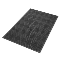 Coastwide Professional™ Commercial Wiper/Scraper Floor Mat, 4' x 6', Charcoal (CW23071)