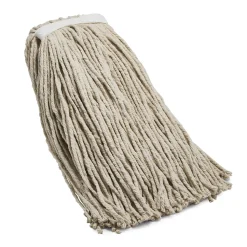 Coastwide Professional™ Cut-End Wet Mop Head, #32, Cotton, 1" Headband, White (CW57745)