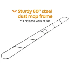 Coastwide Professional™ Dust Mop Frame, 60" x 5", Black (CW56767)