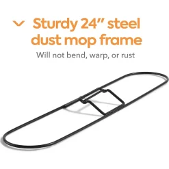 Coastwide Professional™ Dust Mop Frame, 24" x 5", Black (CW56764)