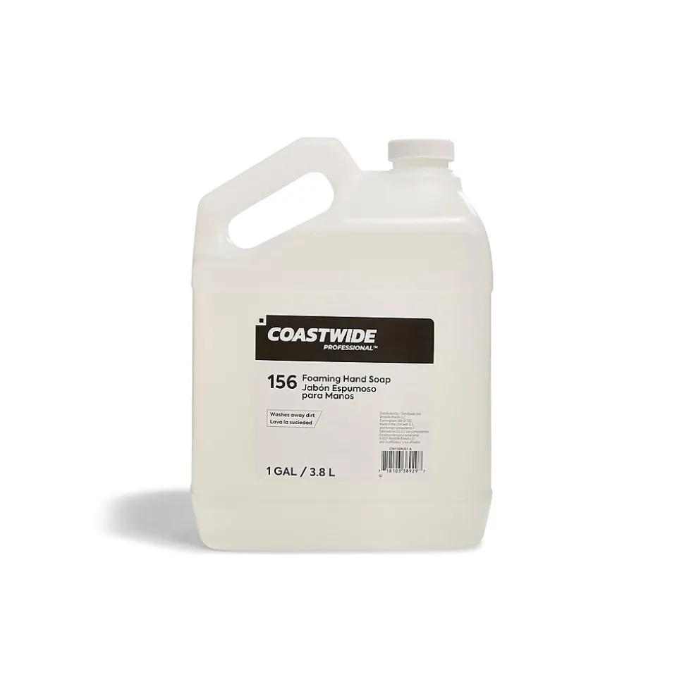 Coastwide Professional Foaming Hand Soap Refill, Honey Almond Scent, 1 Gal., 4/Carton (CW156RU01-ACT)