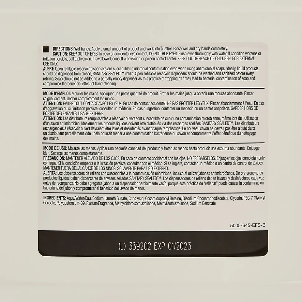 Coastwide Professional Foaming Hand Soap Refill, Honey Almond Scent, 1 Gal., 4/Carton (CW156RU01-ACT)