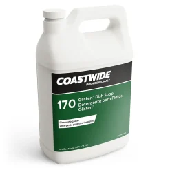 Coastwide Professional™ Glisten Liquid Dish Soap, Lemon, 128 oz., 4/Carton (CW850001-A)