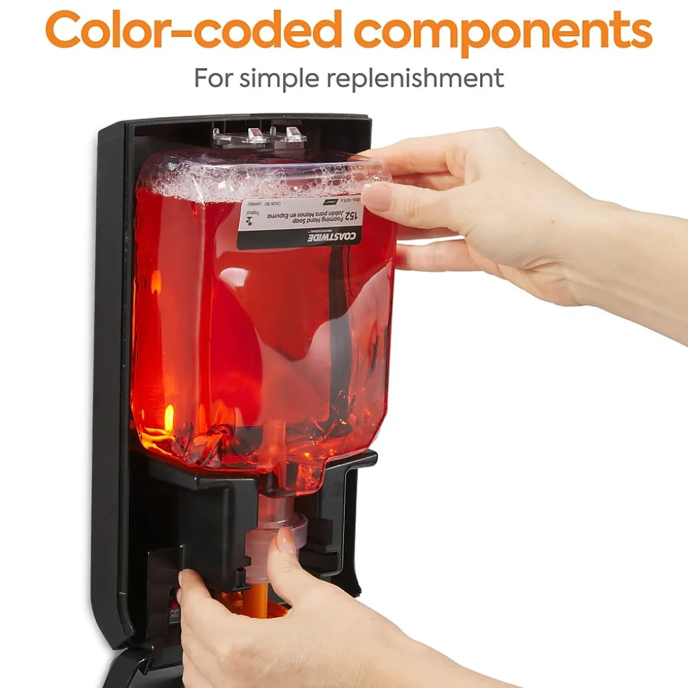 Coastwide Professional J-Series Foaming Hand Soap, Tropical, 1200 mL, 2/Carton (CWJSR-TRO)