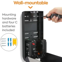 Coastwide Professional™ J-Series Automatic Wall Mounted Hand Soap Dispenser, Black/Metallic (CWJAS-S-CC)