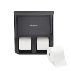 Coastwide Professional™ J-Series Quad Bath Tissue Dispenser, Black (CWJ4BT-B)