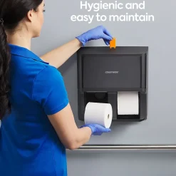 Coastwide Professional™ J-Series Quad Bath Tissue Dispenser, Black (CWJ4BT-B)