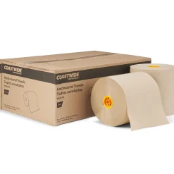 Coastwide Professional™ J-Series Hardwound Paper Towels, 1-ply, 800 ft./Roll, 6 Rolls/Carton (CWJHT-NAT)