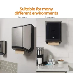 Coastwide Professional™ J-Series Hardwound Paper Towels, 1-ply, 800 ft./Roll, 6 Rolls/Carton (CWJHT-NAT)