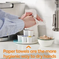 Coastwide Professional™ J-Series Hardwound Paper Towels, 1-ply, 800 ft./Roll, 6 Rolls/Carton (CWJHT-WHT)