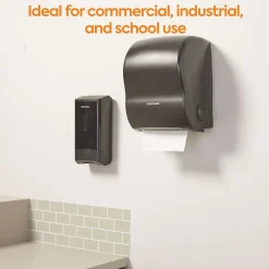 Coastwide Professional™ Manual Auto-Cut Hardwound Paper Towel Dispenser, Black (CW60832)