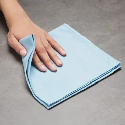 Coastwide Professional™ Microfiber Wipers, Blue Suede, 12/Pack (CW52880)