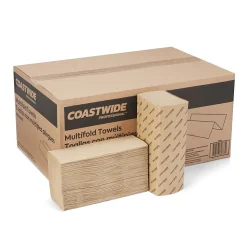 Coastwide Professional™ Multifold Paper Towels, 1-ply, 250 Sheets/Pack, 16 Packs/Carton (CW21819)