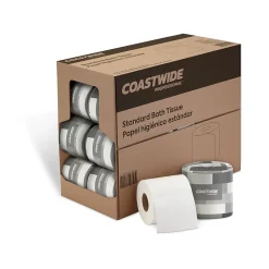 Coastwide Professionalâ„¢ 2-Ply Standard Toilet Paper, White, 400 Sheets/Roll, 24 Rolls/Case (CW59750-CC)