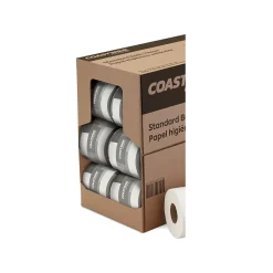 Coastwide Professional™ 2-Ply Standard Toilet Paper, White, 400 Sheets/Roll, 24 Rolls/Case (CW59750-CC)