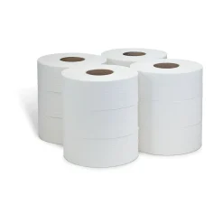 Coastwide Professional™ 1-Ply Jumbo Toilet Paper, White, 2000 ft./Roll, 12 Rolls/Carton (CW26214)