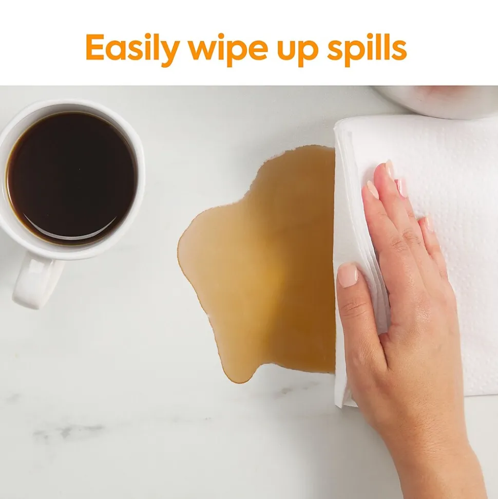 Coastwide Professional™ Recycled Napkin, 1-Ply, White, 400/Pack, 12 Pack/Carton (CW20179)