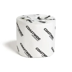 Coastwide Professional™ Recycled Toilet Paper, 2-ply, White, 550 Sheets/Roll, 80 Rolls/Carton (CW21989)