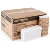 Coastwide Professional™ Recycled Multifold Paper Towels, 1-ply, 250 Sheets/Pack, 16 Packs/Carton (CW25384)