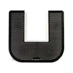 Coastwide Professional™ Toilet Floor Mat, 17.5" x 20.5", Black, 6/Carton (CW24768)