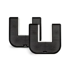 Coastwide Professional™ Toilet Floor Mat, 17.5" x 20.5", Black, 6/Carton (CW24768)