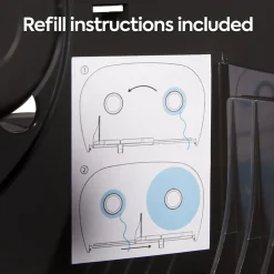 Coastwide Professional™ Twin Jumbo Roll Toilet Paper Dispenser, Black (CW60831)