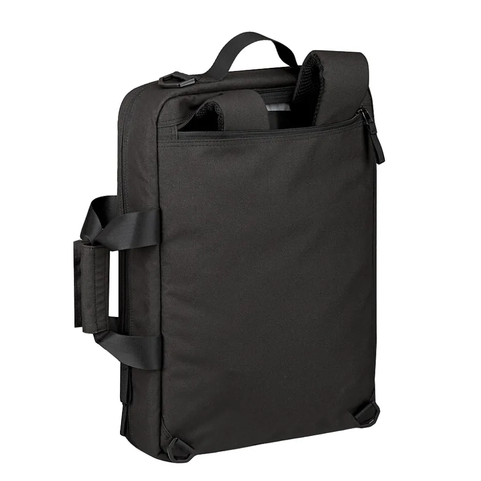 CODi Terra Laptop Hybrid Briefcase/Backpack, Black (TER305-10)