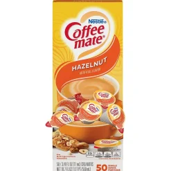 Coffee mate Hazelnut Liquid Creamer, 0.38 oz., 200/Carton (NES35180CT)